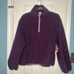 Dip Cozy Purple Fleece Pullover
